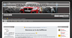 Desktop Screenshot of golf5forum.fr